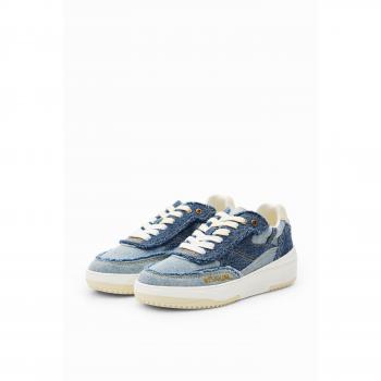 Retro Sneakers Desigual Azul 37 Patchwork Ganga