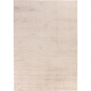 Tapis Bincia Beige courbure 3D 120x170