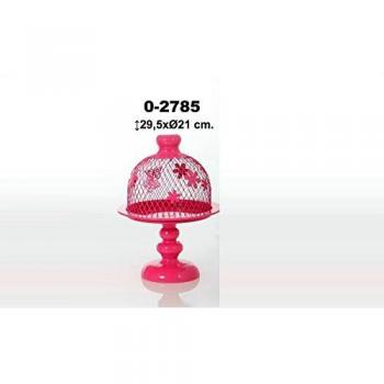 Pink Butterfly‑Themed Metal Lunch Case with Stand and Flip Cover