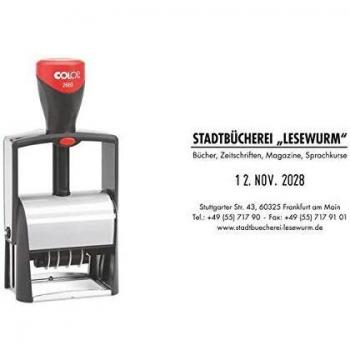COLOP Datumstempel Classic 2660, 6-zeilig, konfigurierbar