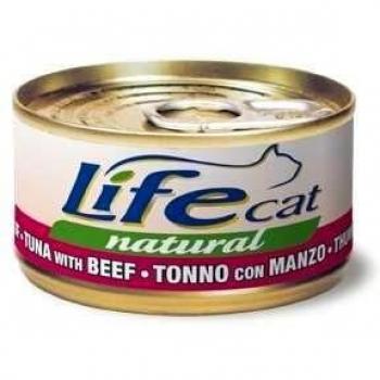 Life Cat Natural Tonnetto con Manzo