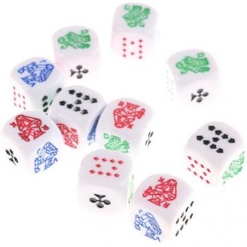 12mm Six-Sided Dice for Casino Poker