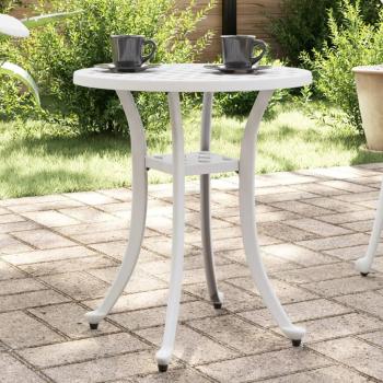 Mesa Redonda de Alumínio Fundido para Jardim Ø48x53 cm