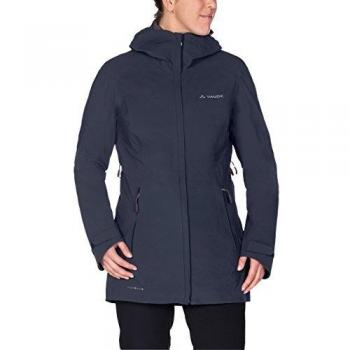 Vaude Damen‑Parka Ampeza 3‑in‑1 – Eclipse (Größe 44) – Camping‑Outdoor‑HardShell