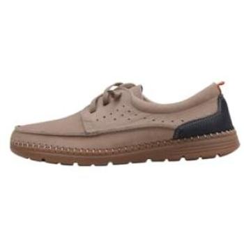 Caminante Taupe: Zapatos Planos Masculinos