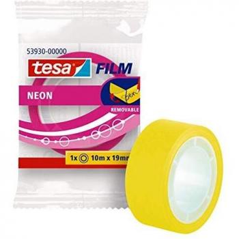 Tesa Klebefilm neon 10m:19mm gelb