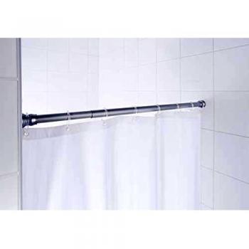 RIDDER Duschvorhangschiene Teleskop 70-115 cm Weiß