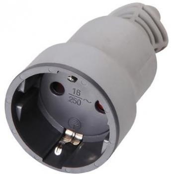 Prise de Courant Caoutchouc Schuko 2P+T 16A