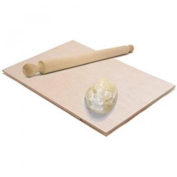 Spianatoia per Pasta in Legno con Mattarello 58x38cm