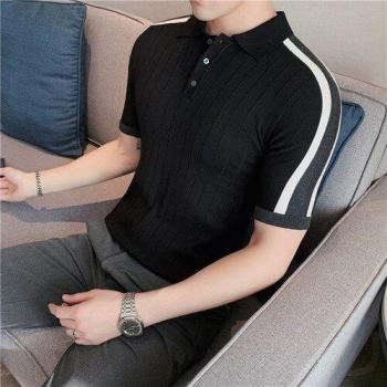 Korean Style Slim Fit POLO Shirt for Men