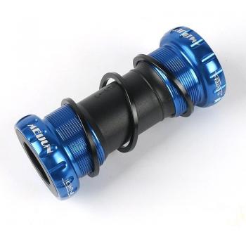 Aluminium‑Bolzen‑Tretlager mit Gummihalterung – 68 / 73 mm