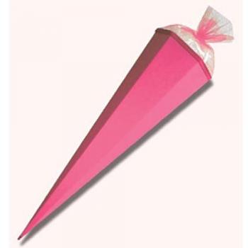 Roth 668537 Bastelschultüte mit Verschluss, 850 mm, Rosa