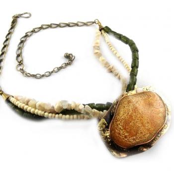 Kilimanjaro Gold Brown – Collier Signature Lily