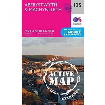 Ordnance Survey Map of Aberystwyth & Machynlleth