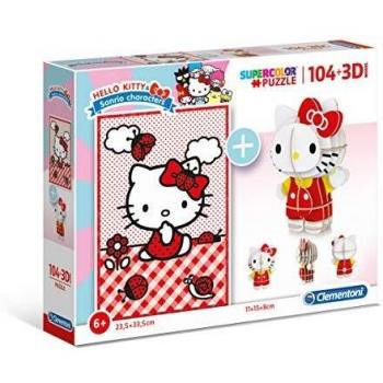 Puzzle 2 en 1 Hello Kitty
