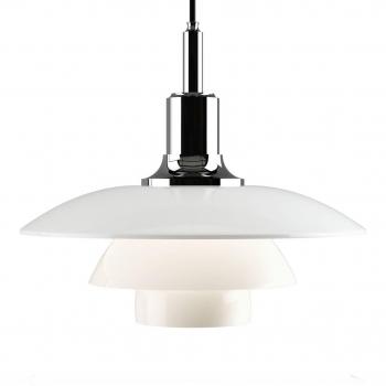 Lampada sospensione PH 3 1/2-3 vetro cromo