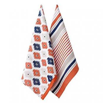 Kitchen Essentials: 2× Orange Tea Towels, Mila