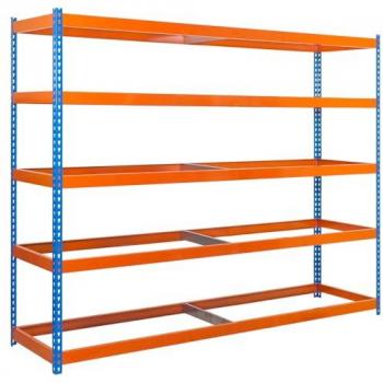 Estantería modular ECOFORTE 1804-5 Azul/Naranja