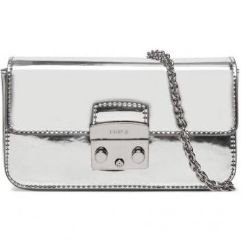 Furla Mini Tasche Metropolis in Silber