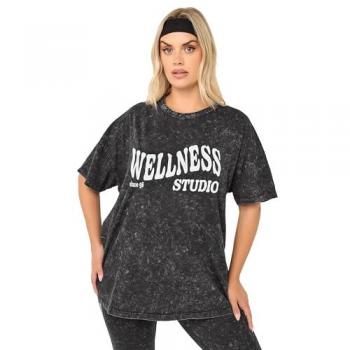 Wellness Studio Athletic T-Shirt – Black, 16W