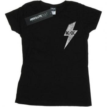 AC/DC Damen Shirt mit Blitzdesign M schwarz