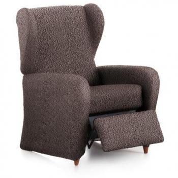 Funda para sillón relax elástica Eysa ROC Marrón 90 x 120 x 85 cm
