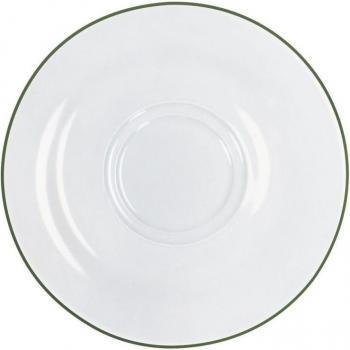 Kahla Pronto Untertasse grün, rund, 16 cm, 6 Stück