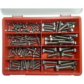 Vis en Inox DIN 933 A4 AISI 316 de 5 à 10 mm