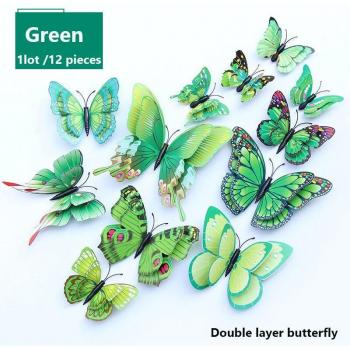 DIY Multicolor Butterfly Wall Decor