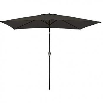 Happy Garden Hapuna ombrello rettangolare diritto 2x3m grigio