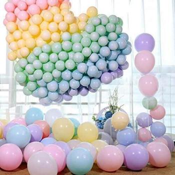 Macaron Bliss 100 Pack 10 Pastel Latex Balloons