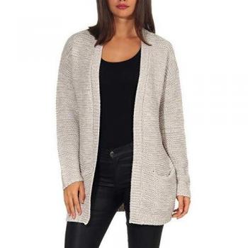 Vero Moda Strickjacke 10183605 Grau Regular Fit