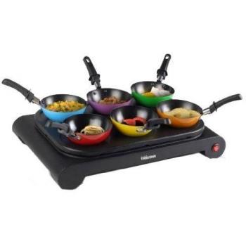 Tristar BP-2827 Juego de Sartenes Wok 1000W Negro