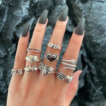 Hip‑Hop Floral Angel Finger Band