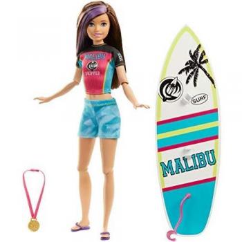Bambola Skipper Barbie con tavola da surf