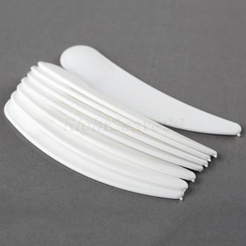 Outils de maquillage jetables, 20 spatules blanches