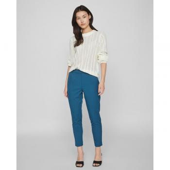 Blue Polyester Slim-fit Trousers IT36|XXS