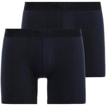 Boss Luxe Soft Boxers 2 Pack Dark Blue Male M