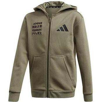 Adidas Jungen Jb A Tp Fz Hd Sweatshirt, schwarz, 140