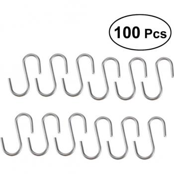 Percheros de Acero Inoxidable 100 Unidades