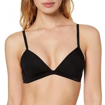 Calvin Klein Sujetador de Triángulo con Acolchado Ligero, Negro (Black 001), Talla K (Large)