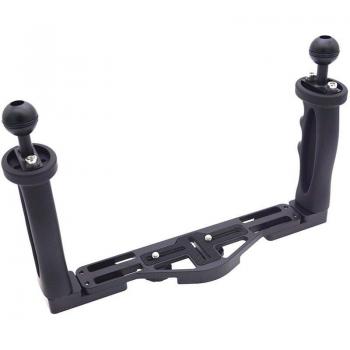 Dome Port Underwater Camera Grip with Stabilizer