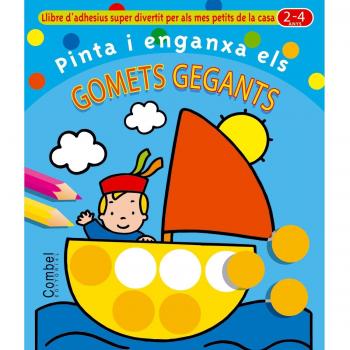 Pinta i enganxa els gomets gegants.