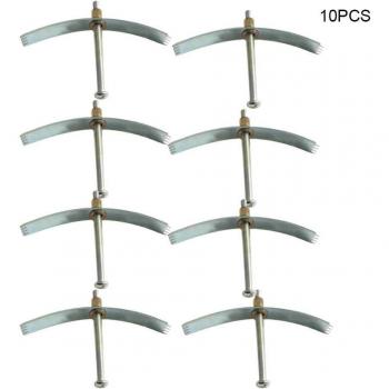 10pcs Manganese Steel Dark Box Screws for Wall Switch