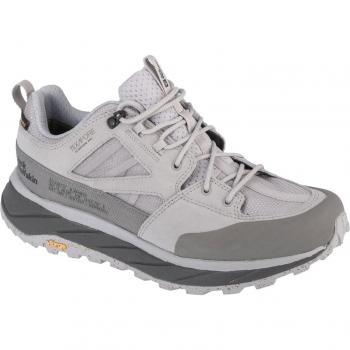 Jack Wolfskin Terraquest Texapore Low M, pantofi de trekking grigi per uomini