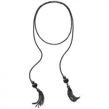 Collier noir 45 cm Folli Follie – Acier inoxydable