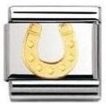 Nomination Danese Ferro di Cavallo Acciaio e Oro