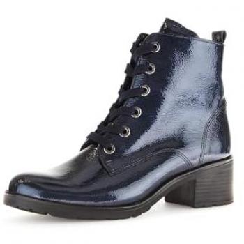 Gabor Tunis Lace-Up Comfort Block Heel Ankle Boot for Women