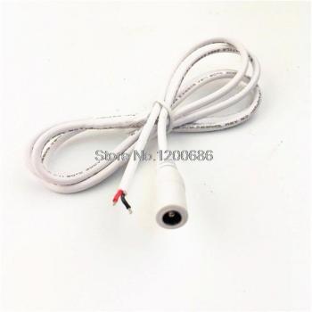 22AWG 0.15M White Female DC Power Connector for CCTV