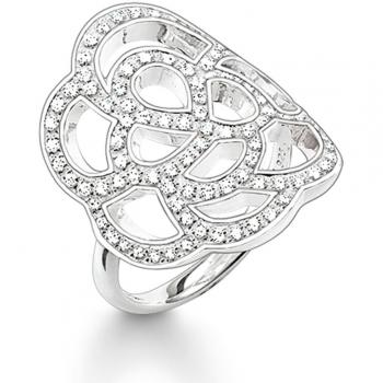 THOMAS SABO Ring TR1946-051-14 Silber Weiss